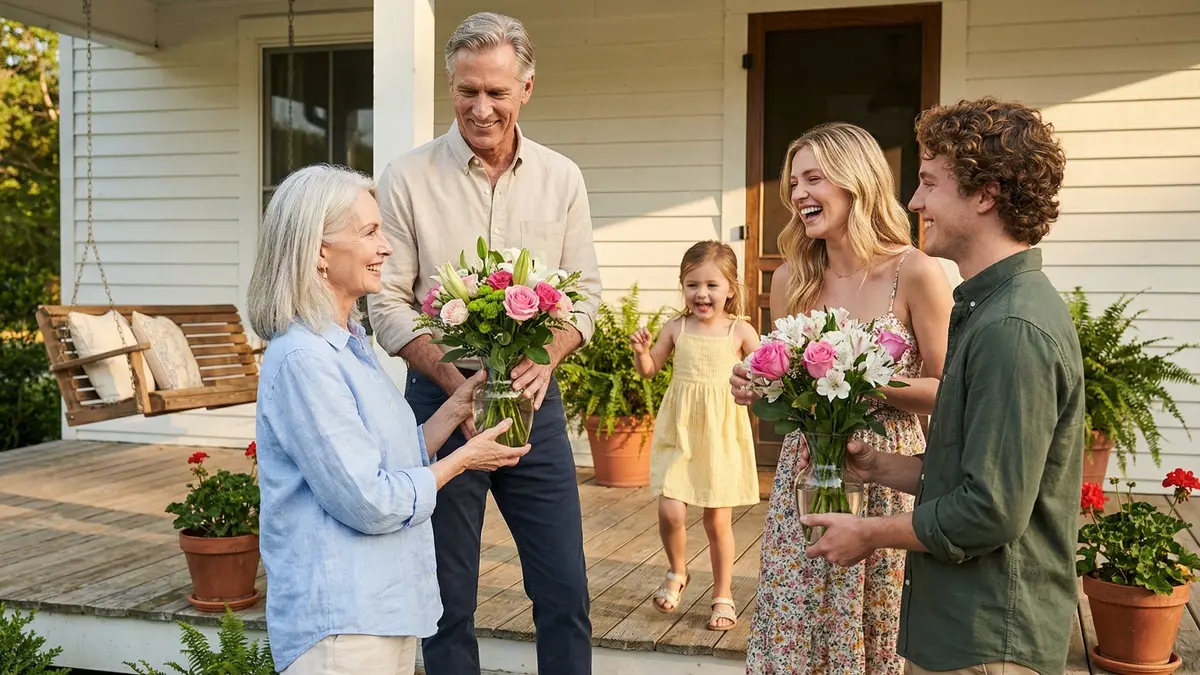 Neighborhood Blooms floral arrangement